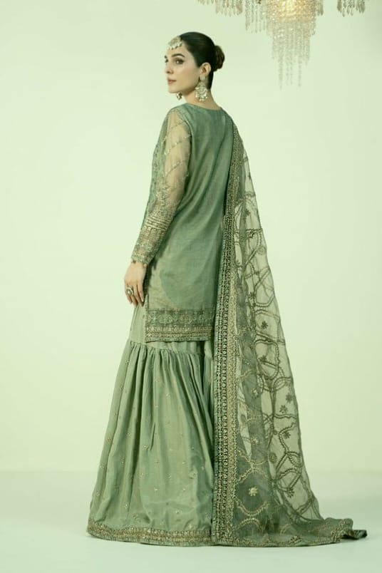 MARIA.B Organza Embroidered luxury Suit