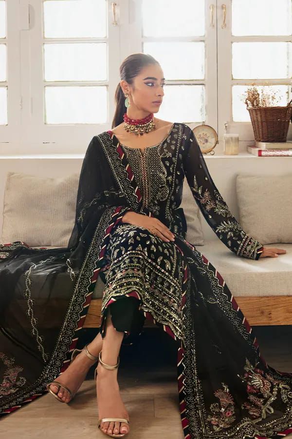 GULAAL Organza Embroidered luxury Suit