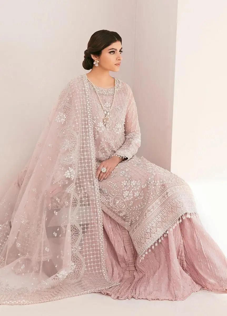 BAROQUE Organza Embroidered luxury Suit