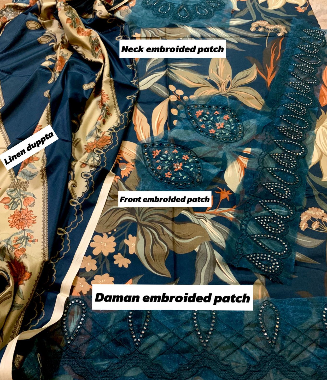 BAROQUE EMBROIDERED LINEN COLLECTION