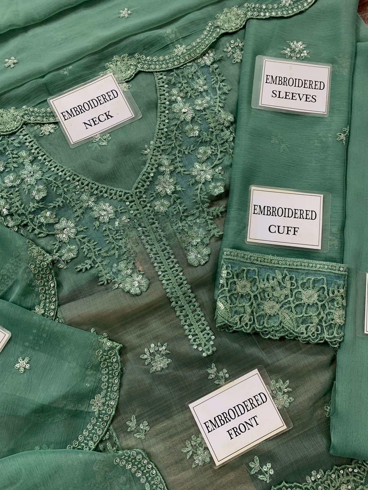 Azure Brand Luxury Chiffon Embroidered Collection