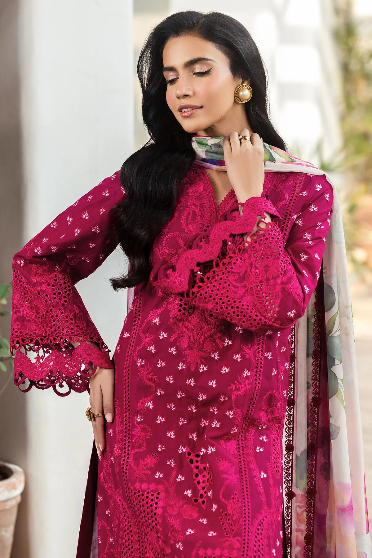 5311-LIANA EMBROIDERED LAWN STITCHED