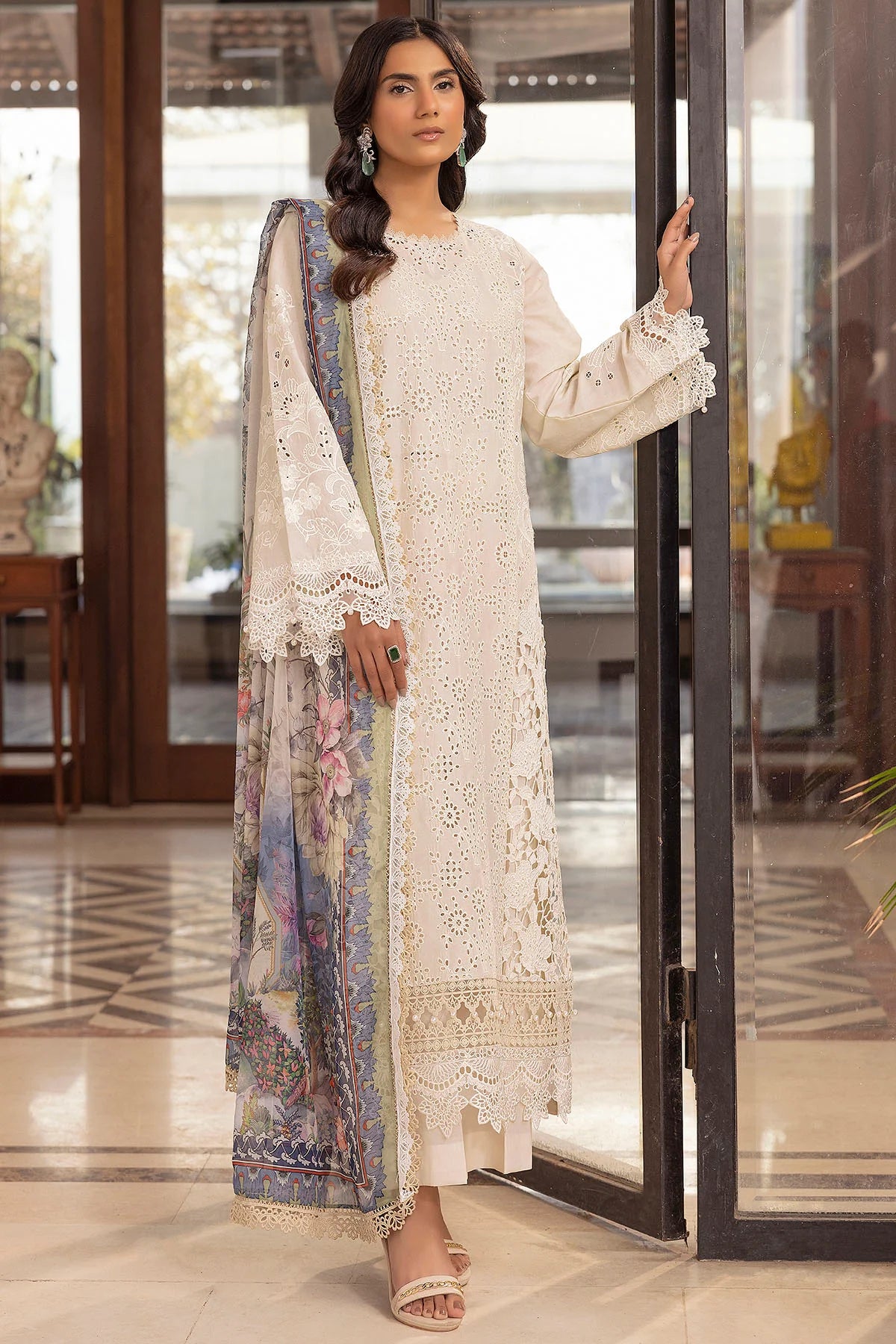 5324-SIDONIE EMBROIDERED LAWN UNSTITCHED BY MOTIFZ
