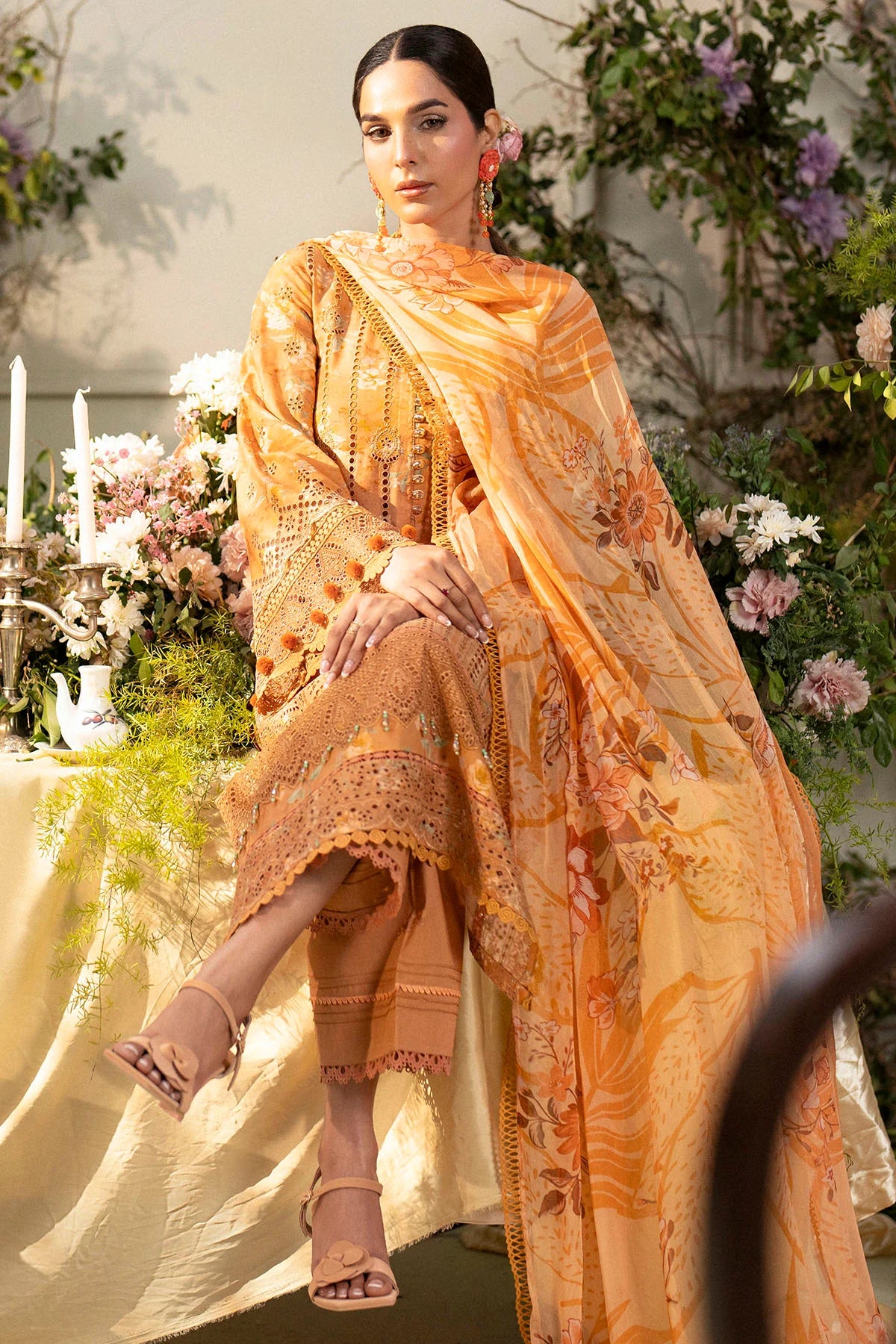 5431-BLUEBEELL EMBROIDERED LAWN UNSTITCHED BY MOFITZ