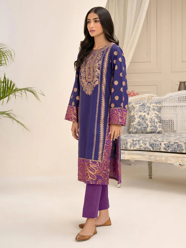 Limelight Summer Unstitched Paste Printed Lawn 2Pc Suit U2946 Purple