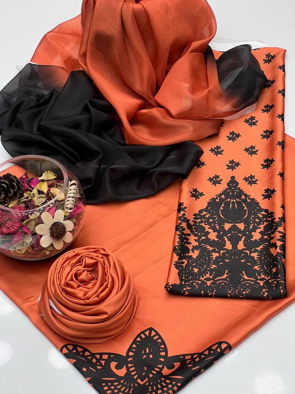 3PC Suit Shamooz Silk