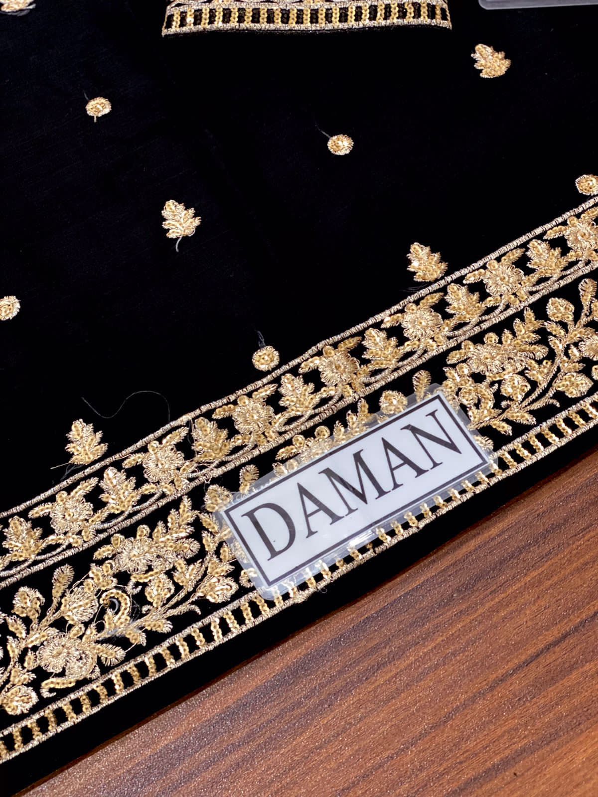BRAND LUXURY CHIFFON EMBROIDERED ARTICLE