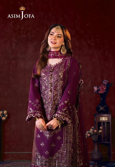 BRAND LUXURY CHIFFON EMBROIDERED ARTICLE