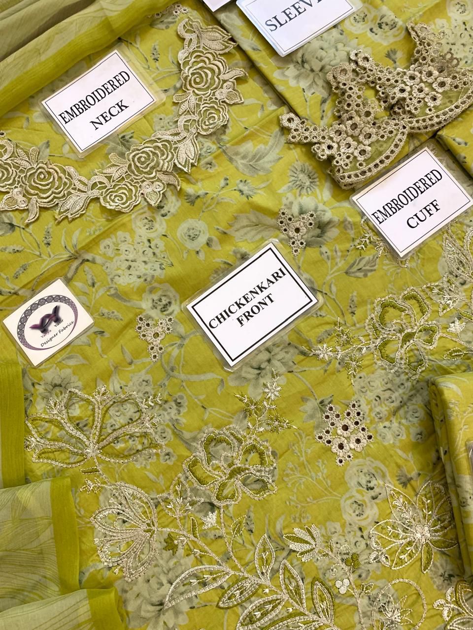 IZNIK BRAND PREMIUM LUXURY EMBROIDERED ARTICLE