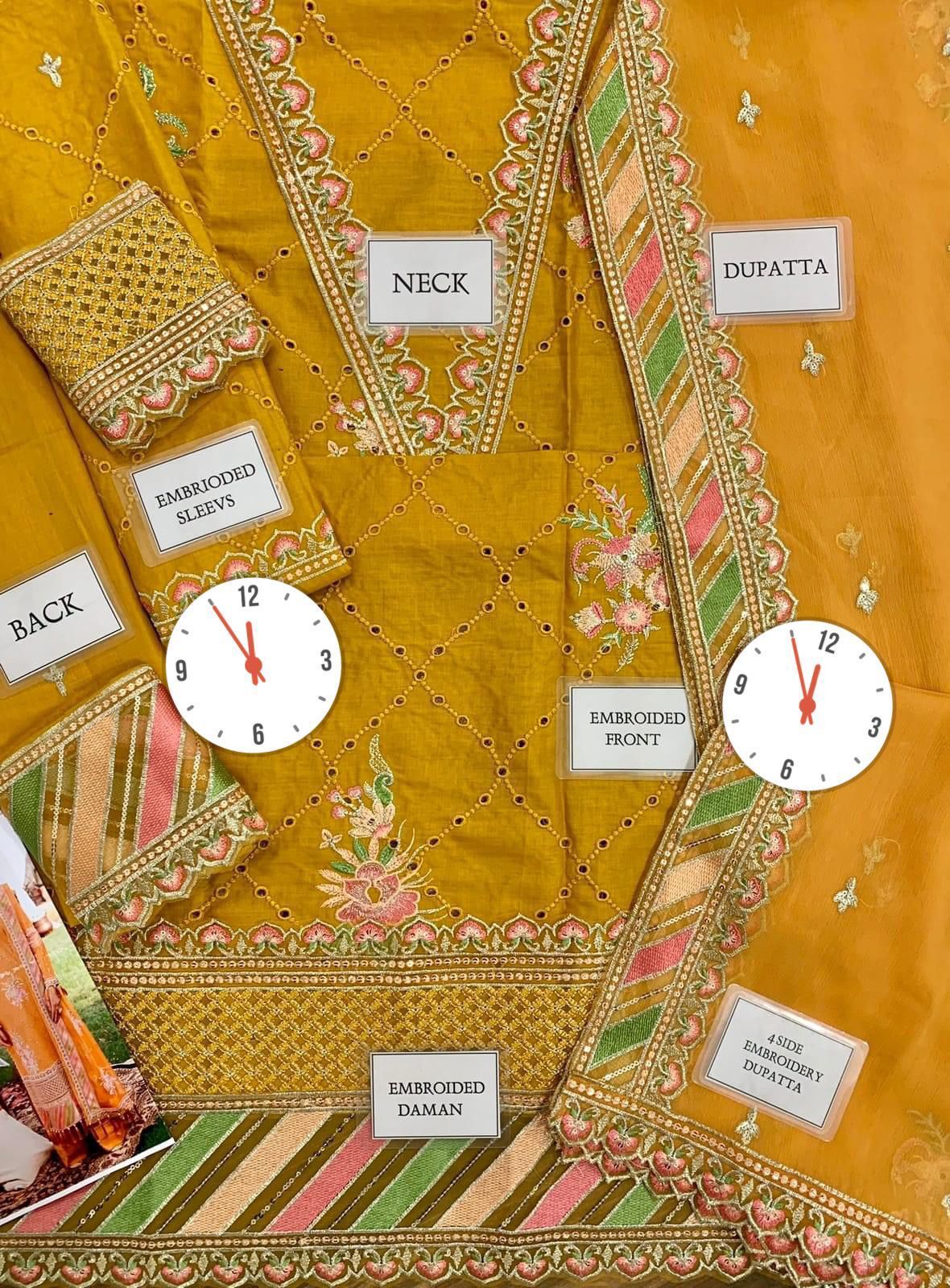 FROZEN BRAND LUXURY EMBROIDERED SUIT