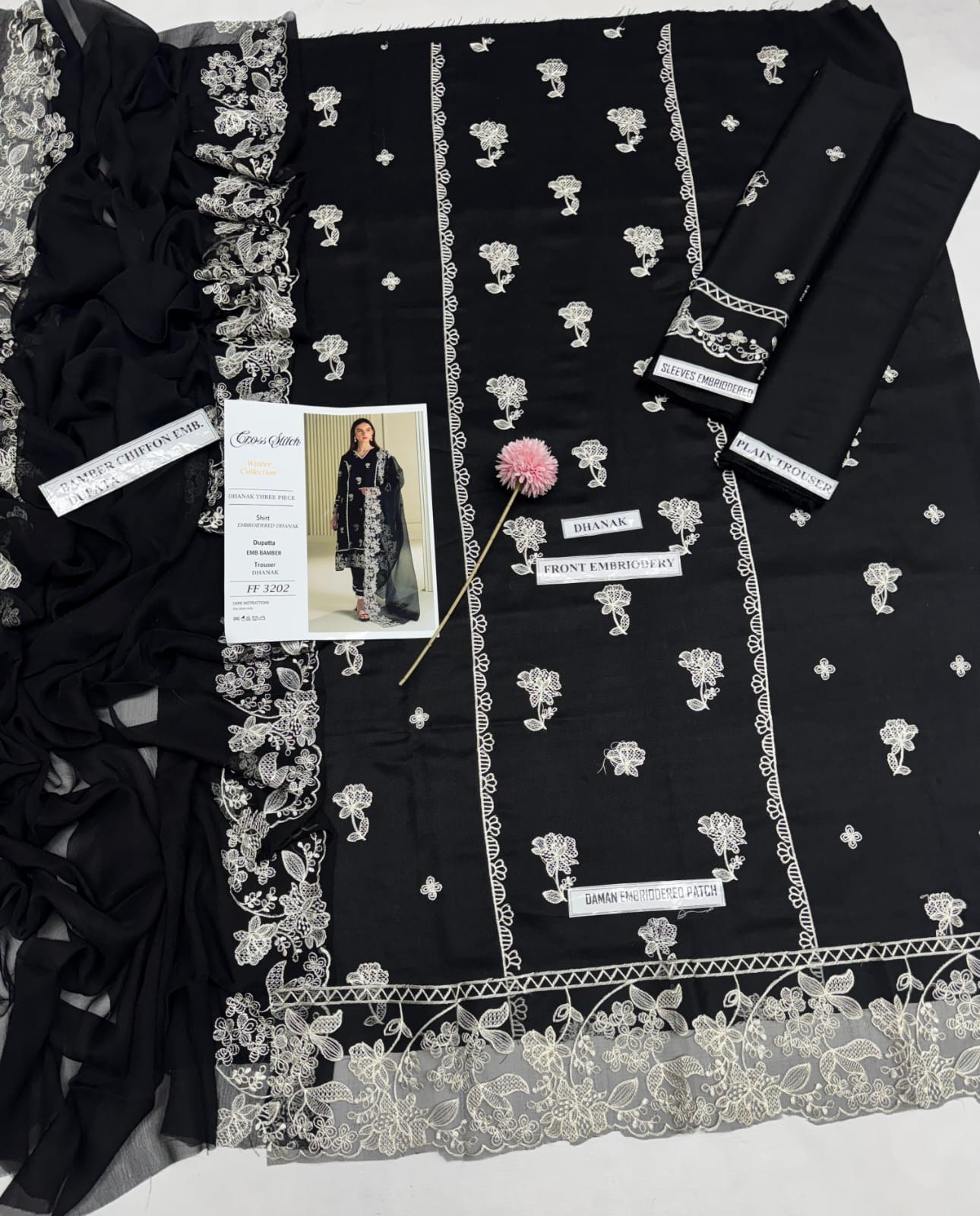 CrossSitch Brand Luxury Embroidered Suit