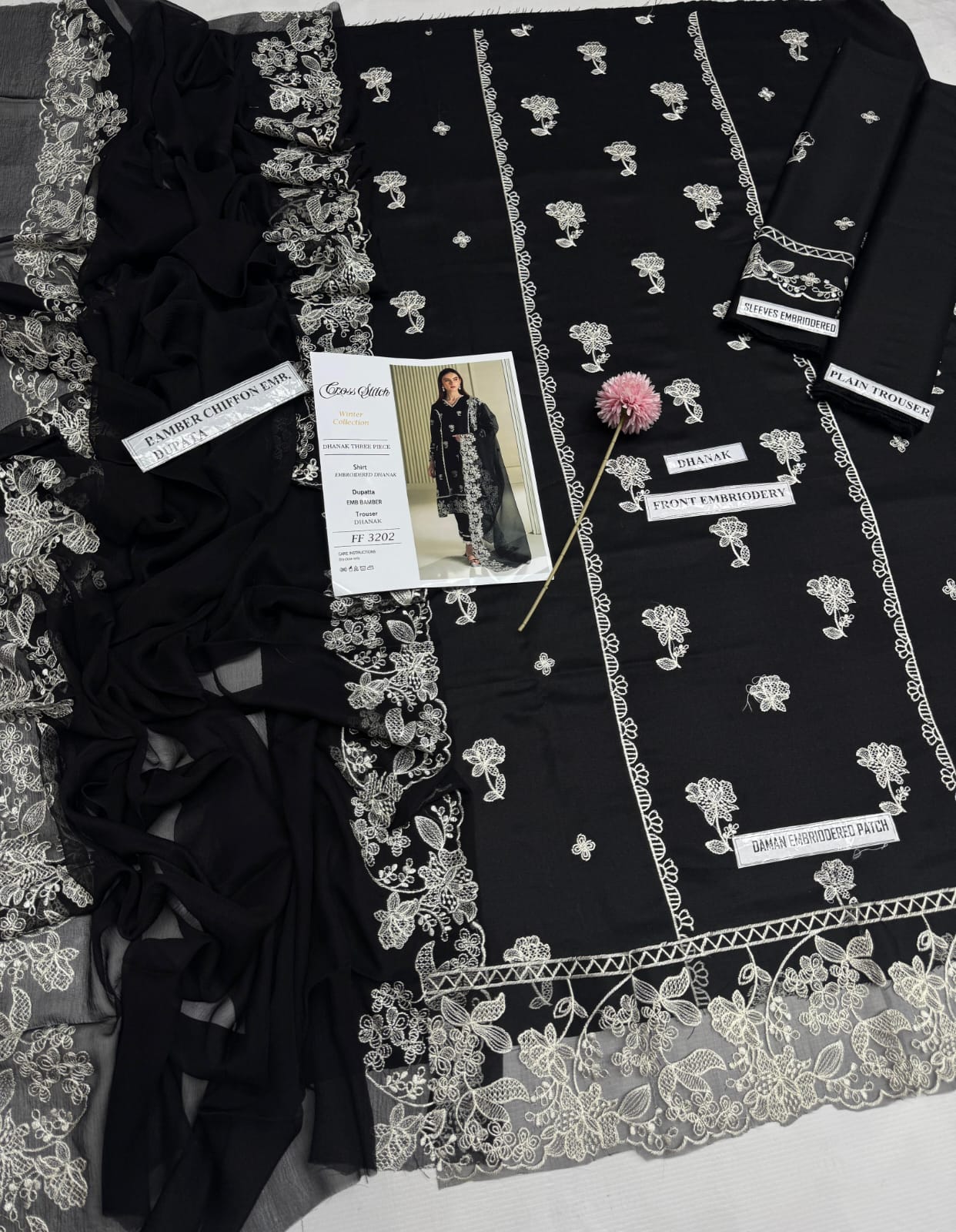 CrossSitch Brand Luxury Embroidered Suit