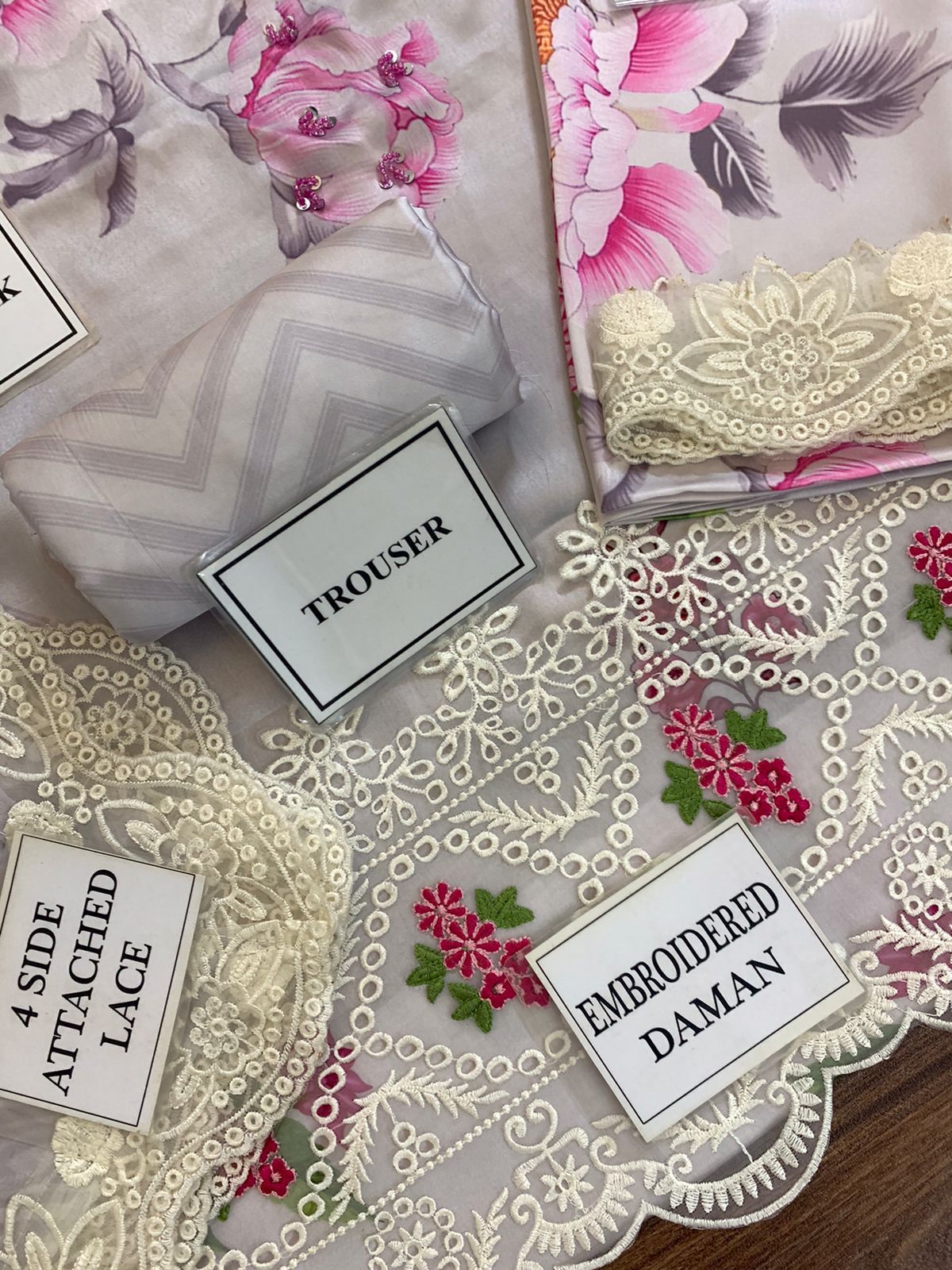 ASIFA NABEEL shamooz silk Embroidered Suit