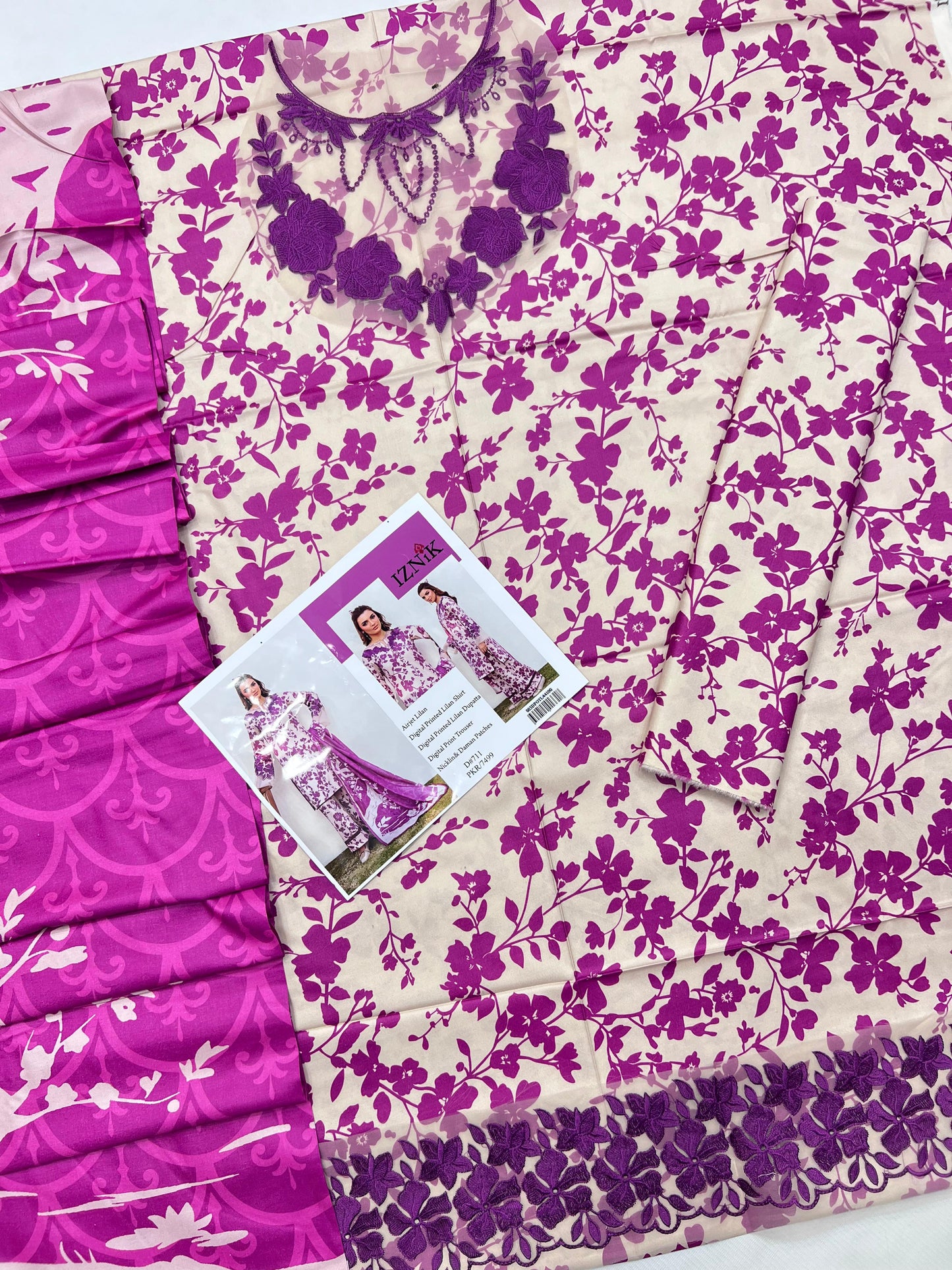 BONANZA BRAND PRINTED EMBROIDERD ARTICLE