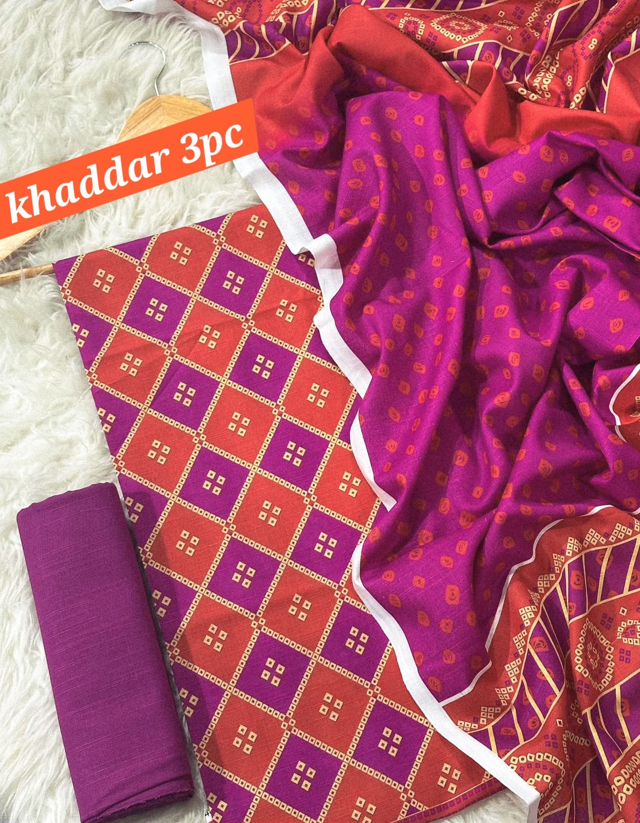 GUL AHMED CHUNRI STYLE PRINTED