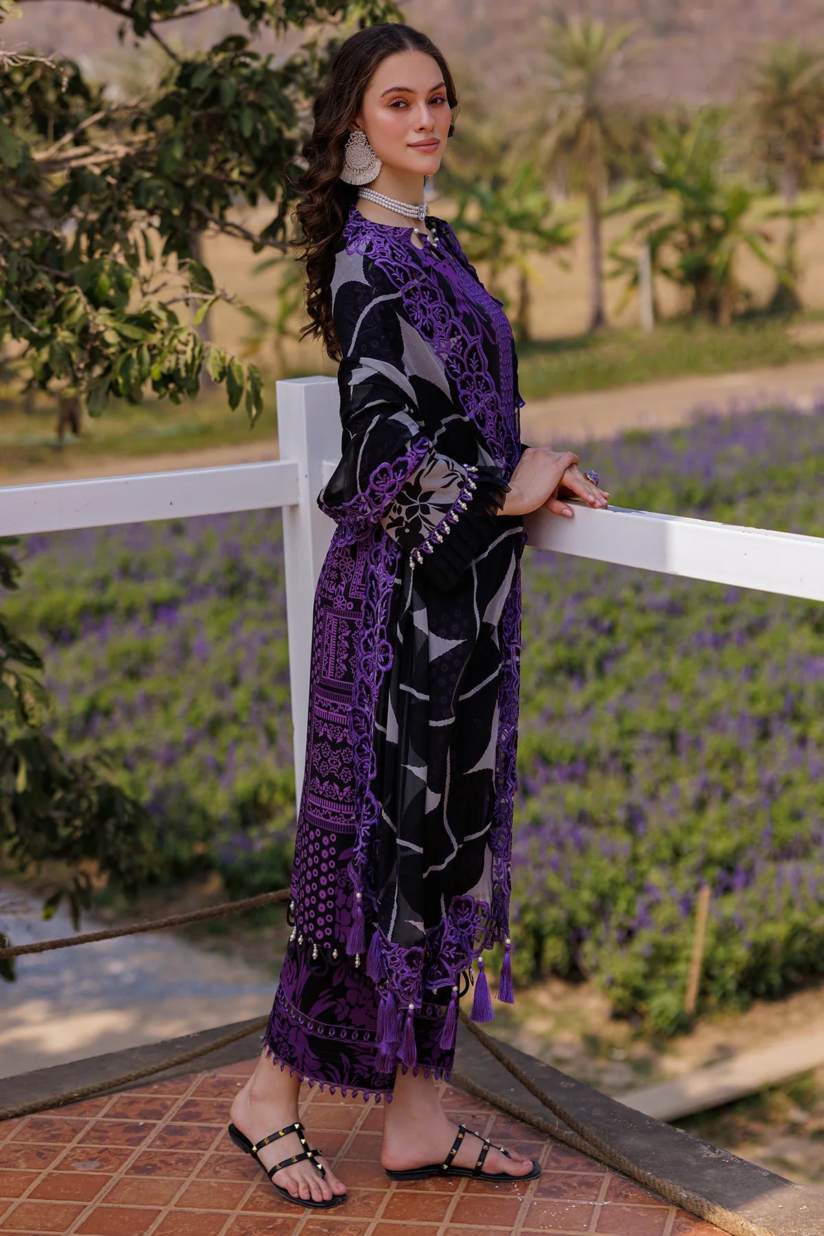 3-PC Unstitched Embroidered Lawn Collection CC5-06 BY CHARIZMA