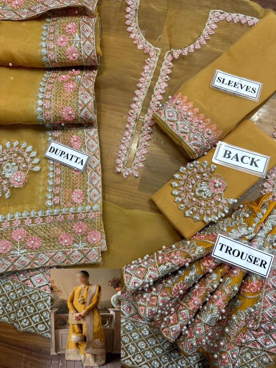LAAM BRAND LUXURY EMBROIDERED WEDDING ARTICLE