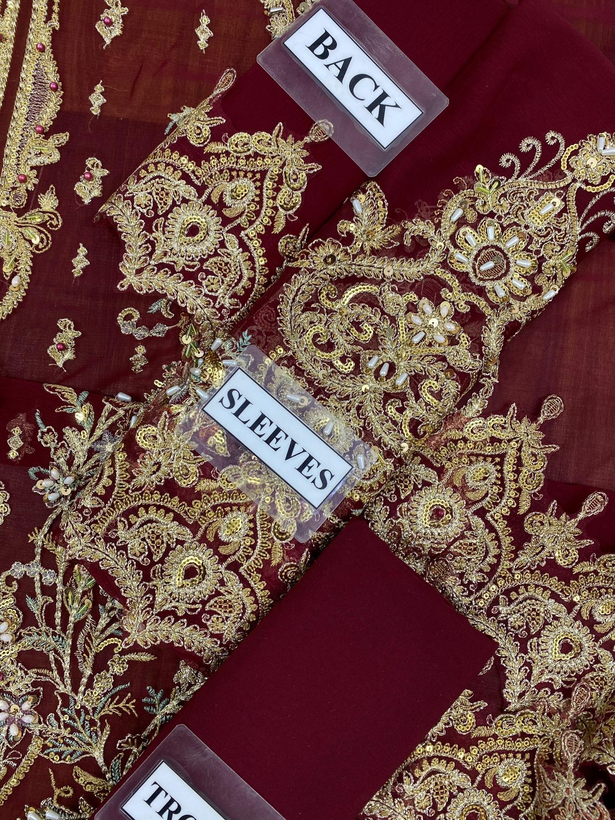 CHARIZMA chiffon viscos wedding unstitched suit