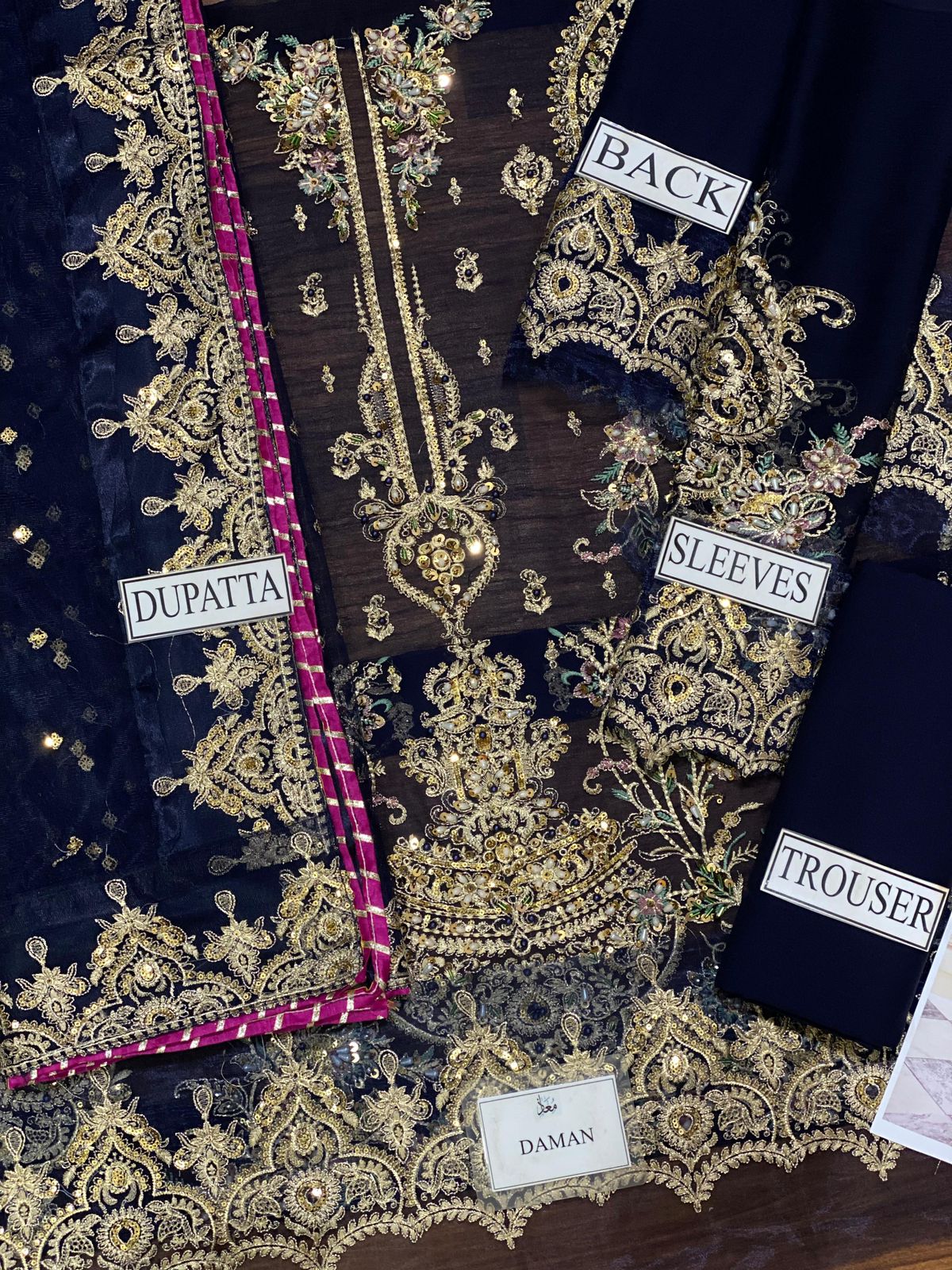 CHARIZMA chiffon viscos wedding unstitched suit