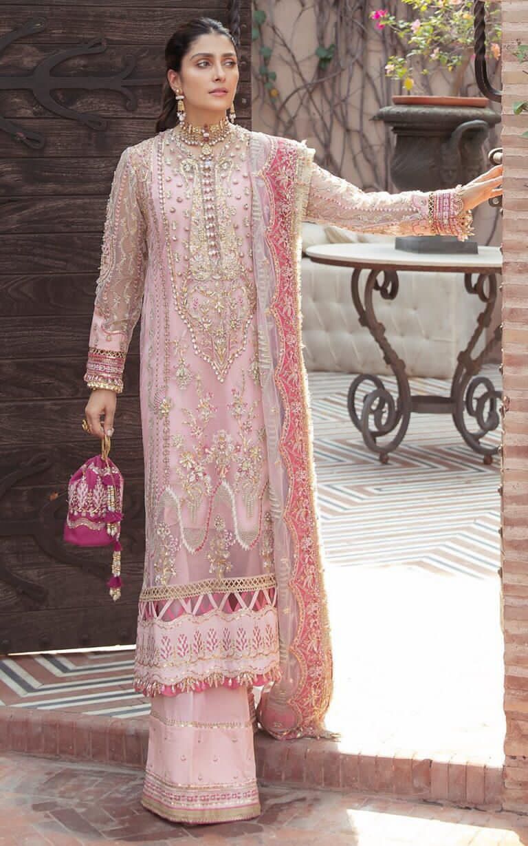 AFROZEH organza embroidered luxury unstitched