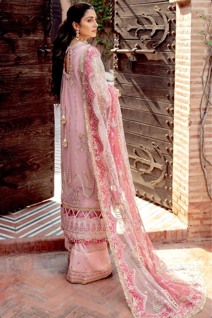 AFROZEH organza embroidered luxury unstitched