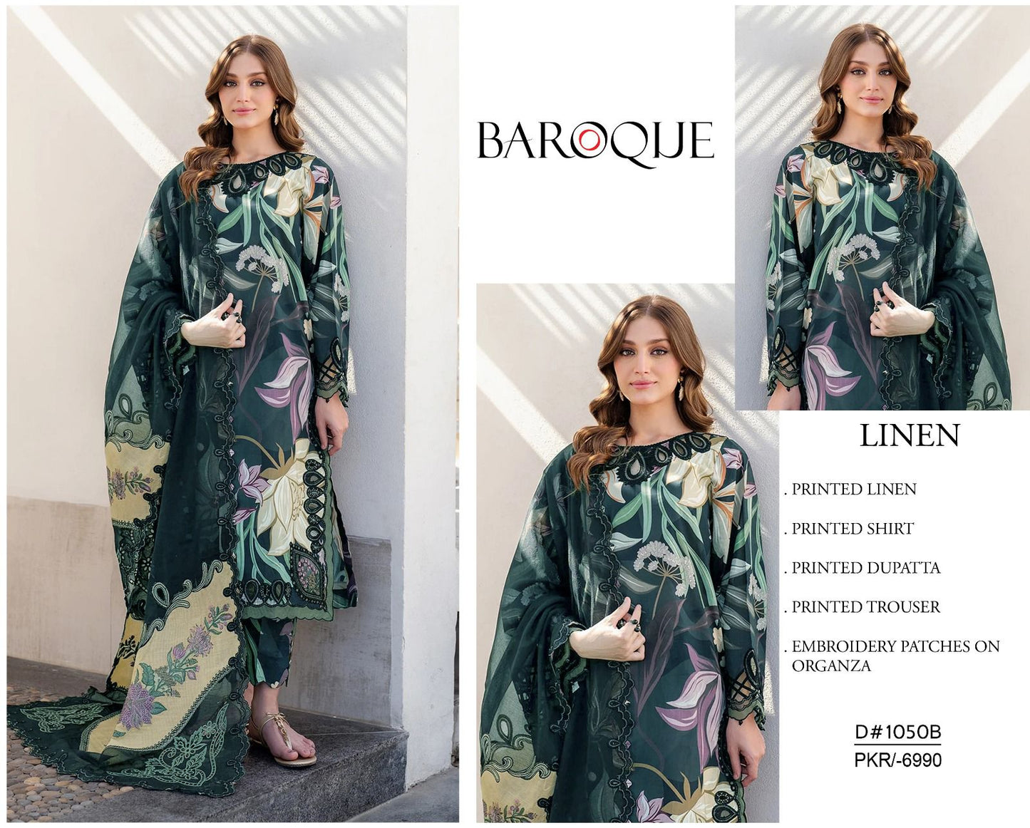 BAROQUE EMBROIDERED LINEN COLLECTION