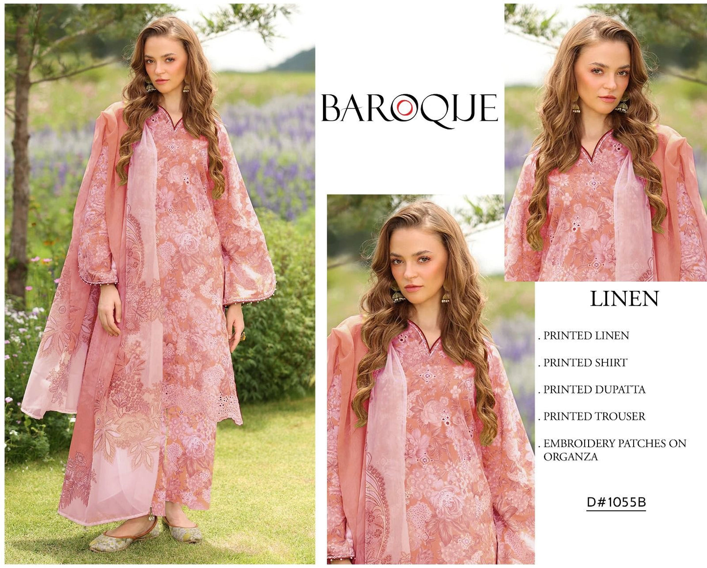 BAROQUE EMBROIDERED LINEN COLLECTION