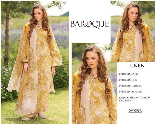 BAROQUE EMBROIDERED LINEN COLLECTION