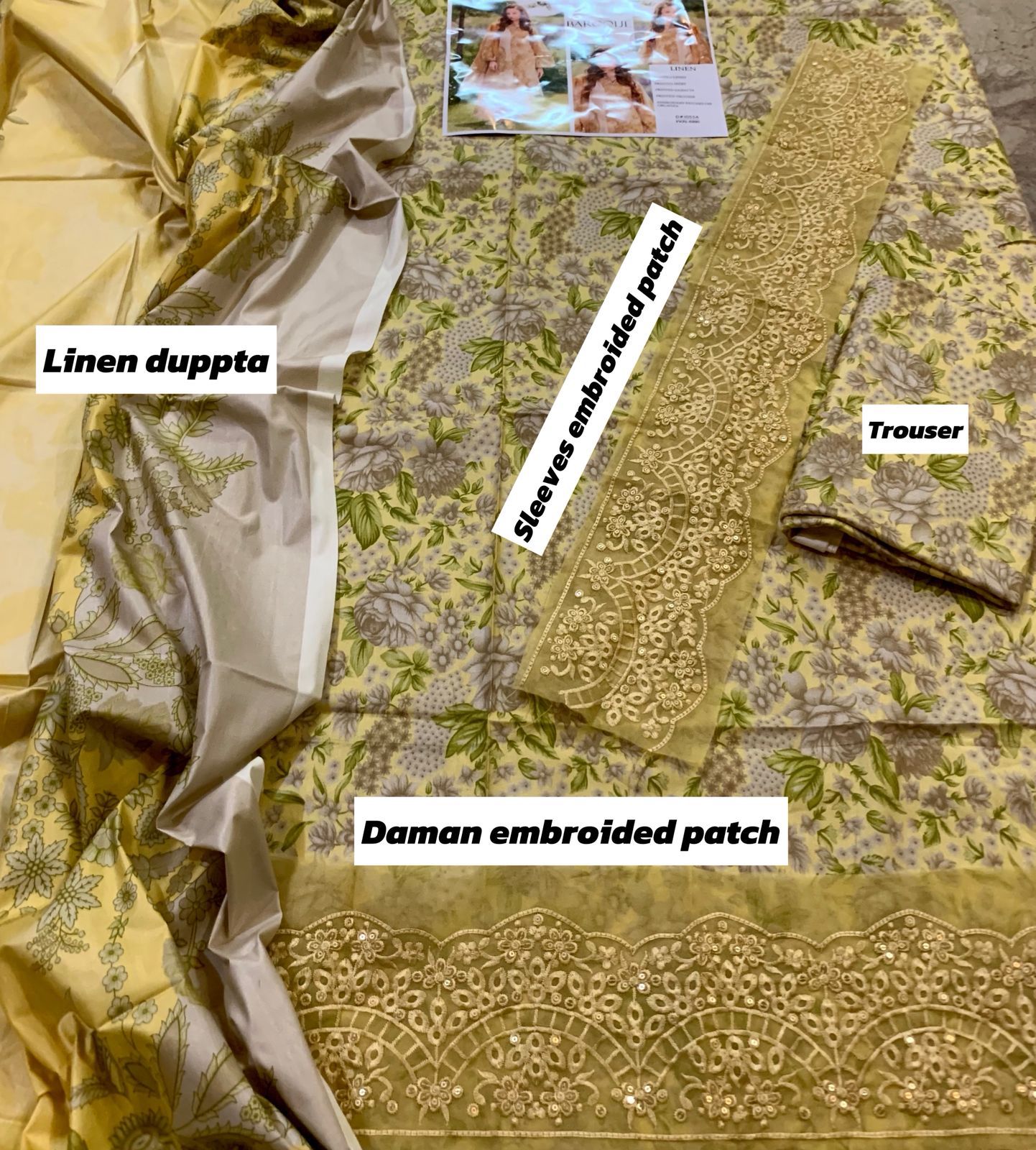 BAROQUE EMBROIDERED LINEN COLLECTION