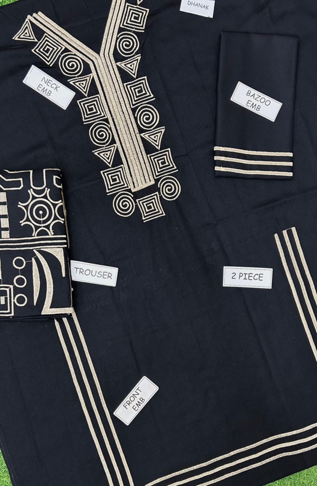 LuluSar Brand Luxury 2pc Embroidered Collection