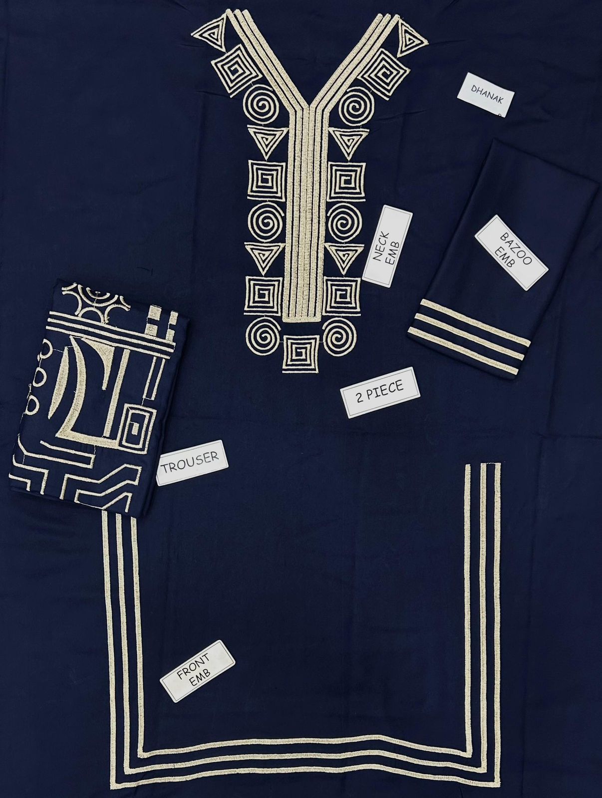 LuluSar Brand Luxury 2pc Embroidered Collection