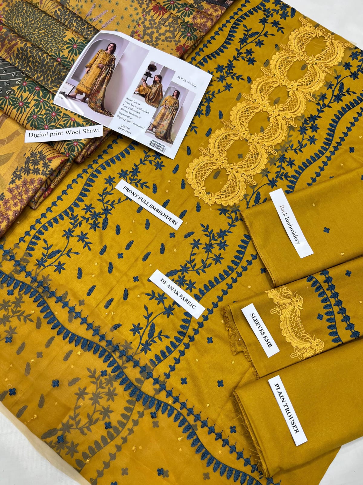 Sobia Nazir Brand Luxury Embroidered  Article
