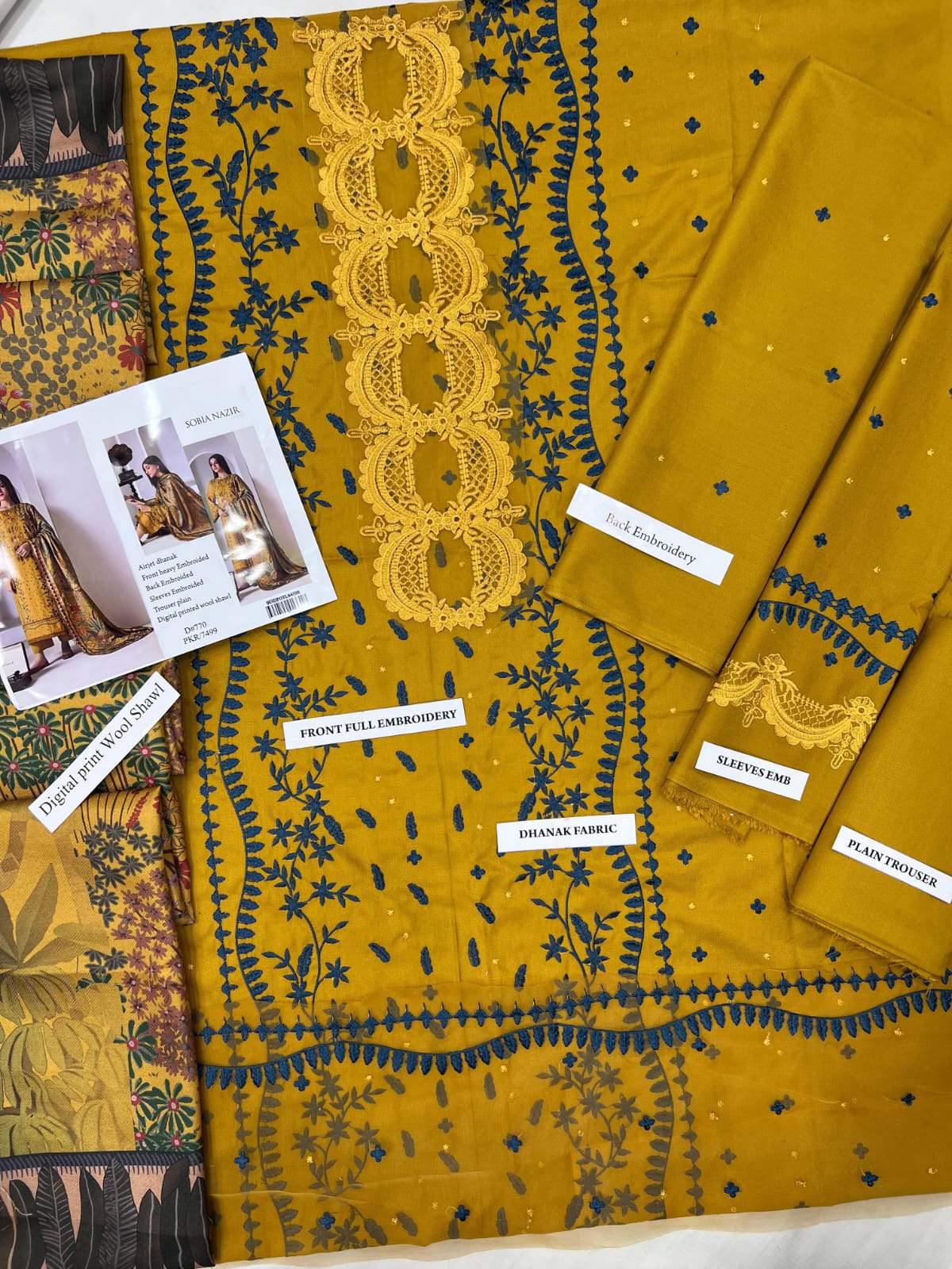 Sobia Nazir Brand Luxury Embroidered  Article