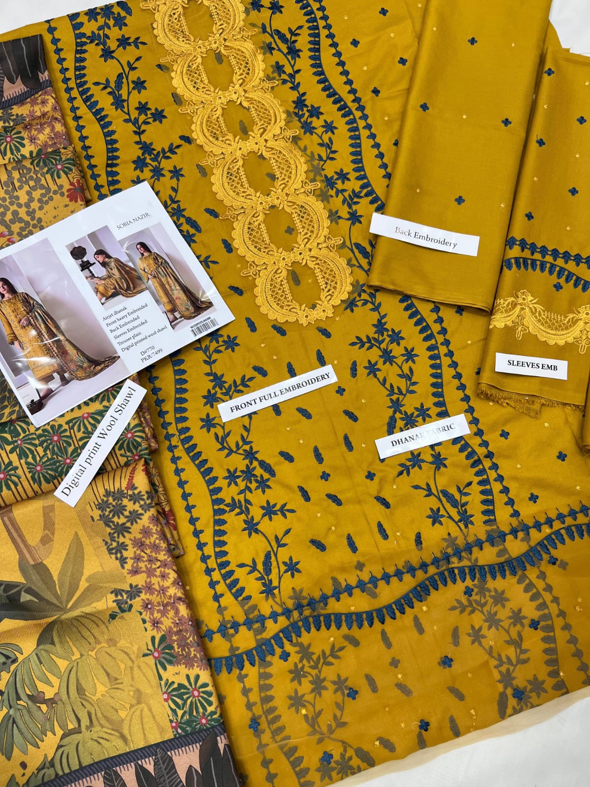Sobia Nazir Brand Luxury Embroidered  Article