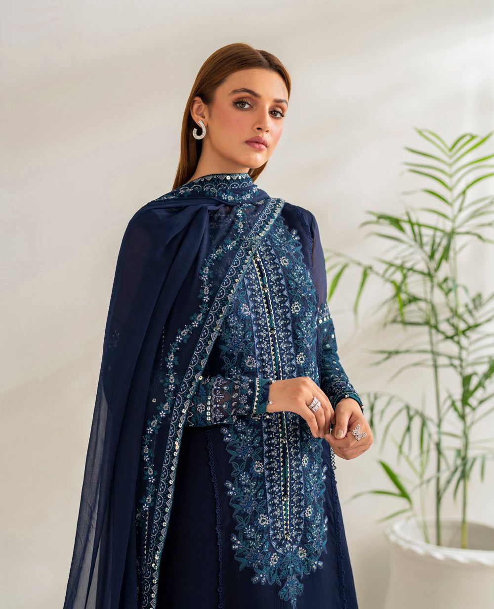 Sapphire Brand Luxury Chiffon Embroidered Collection
