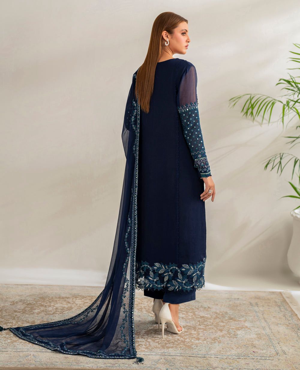 Sapphire Brand Luxury Chiffon Embroidered Collection