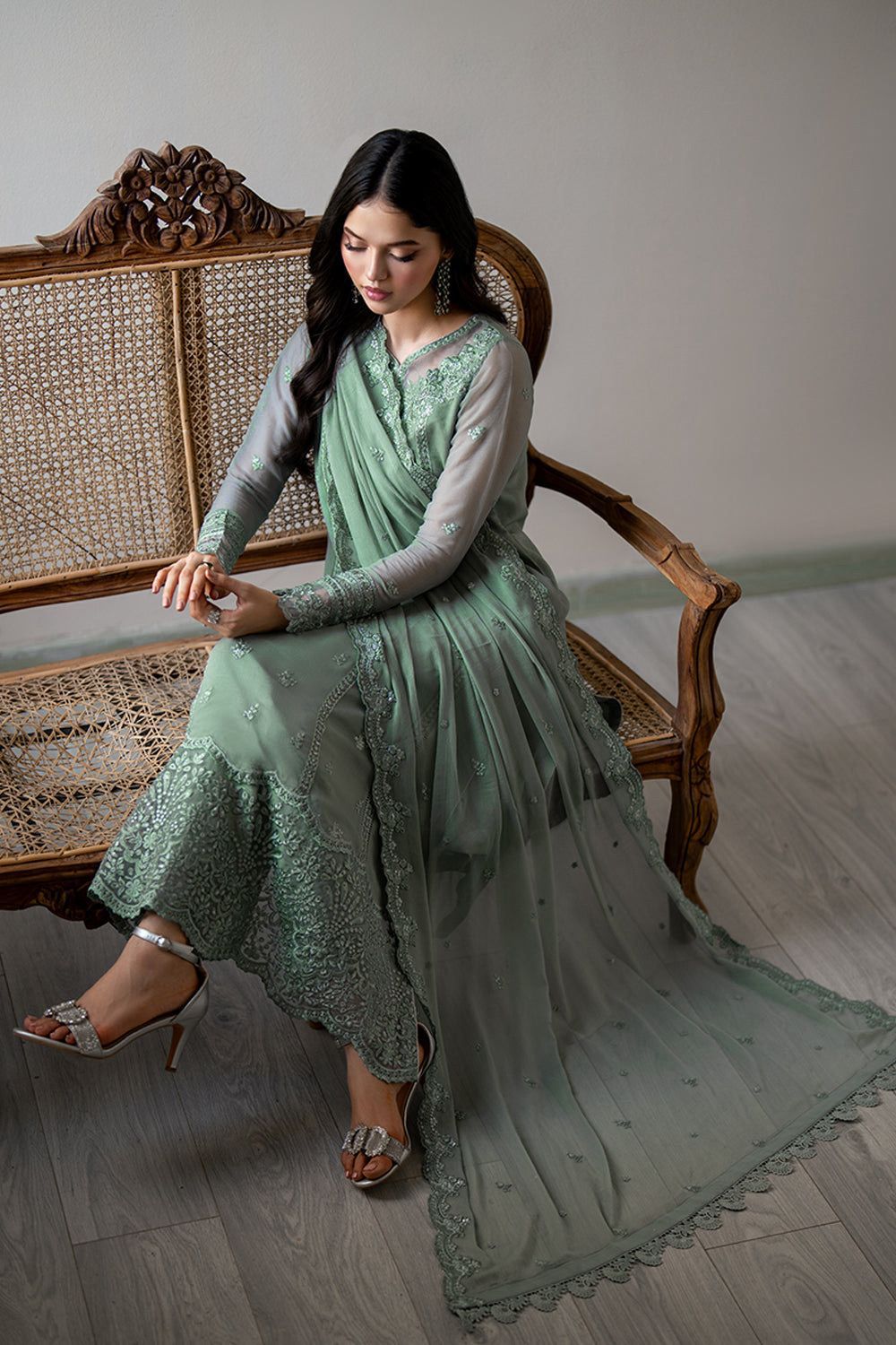 Azure Brand Luxury Chiffon Embroidered Collection