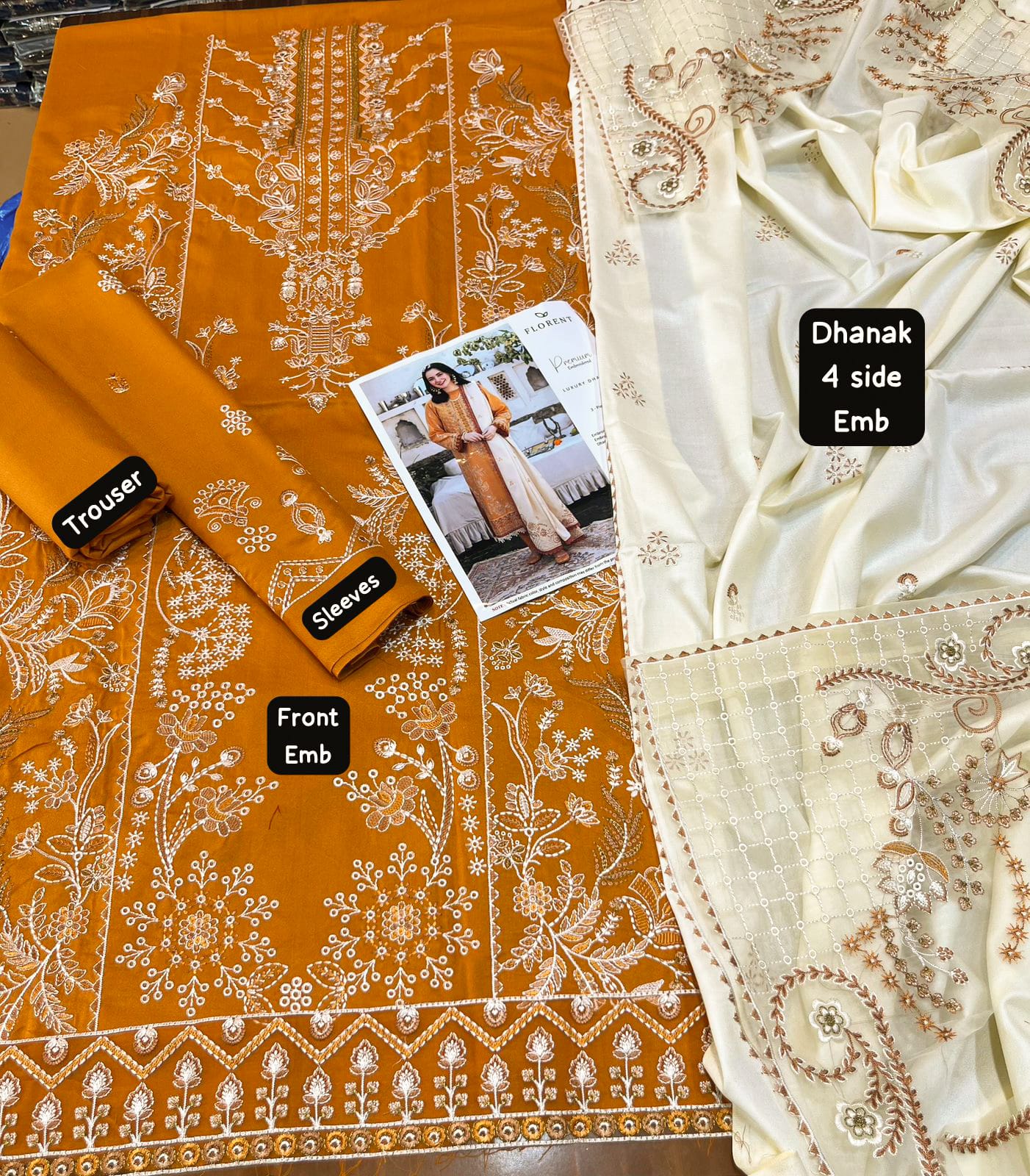 Jazmin Brand Luxury Embroidered Article