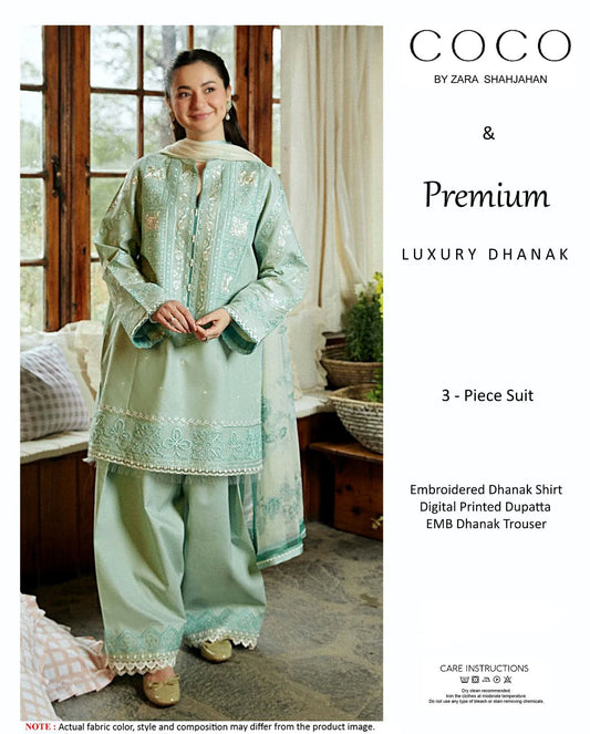 CoCo By Zarashahan Brand Luxury Embroidered Article