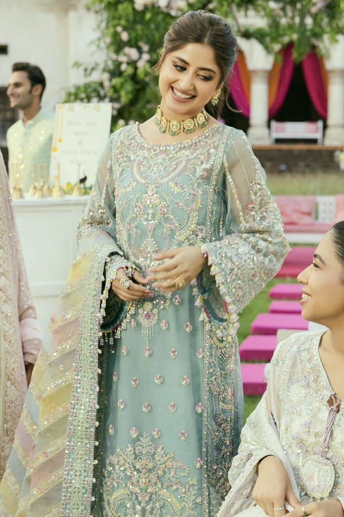 KANWAL MALIK Organza Embroidered Suit