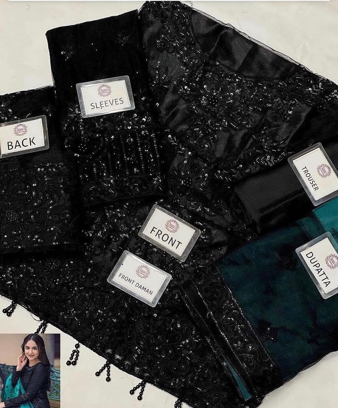 SERENE IMROZIA Net Embroidered