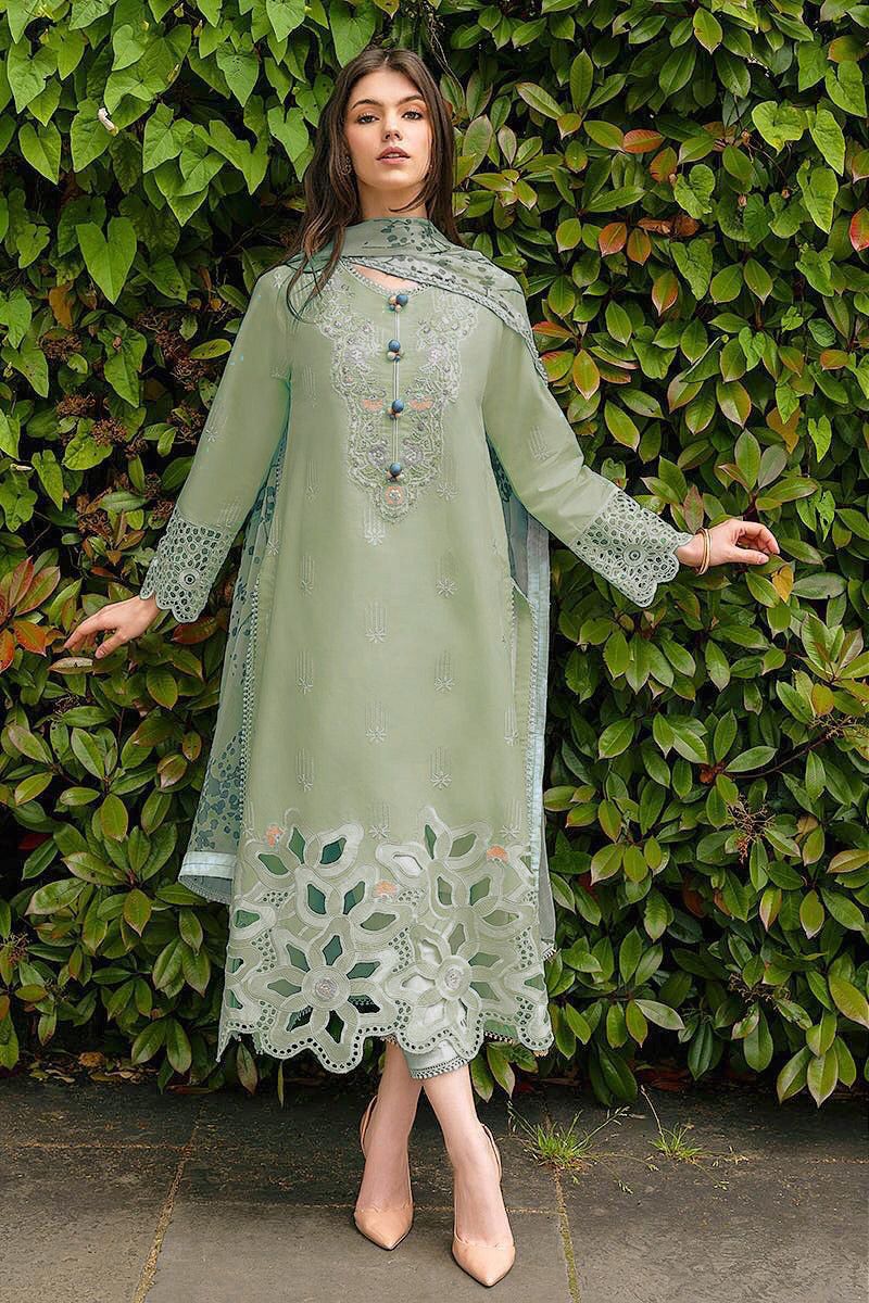 MUSHQ organza embroidered unstitched 3pc