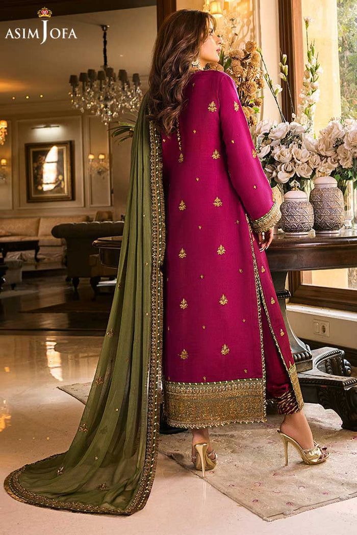 AsimJofa Brand Luxury Chiffon Embroidered Collection