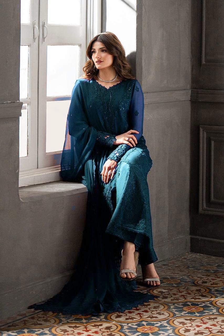 AZURE–LUXURY CHIFFON COLLECTION