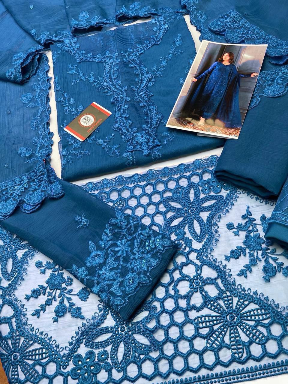 AZURE–LUXURY CHIFFON COLLECTION