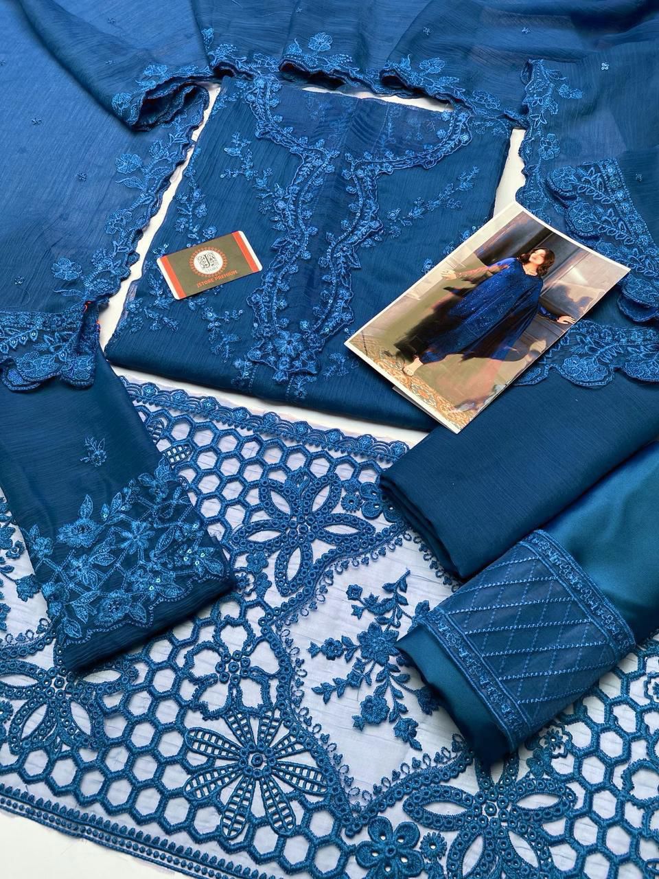 AZURE–LUXURY CHIFFON COLLECTION