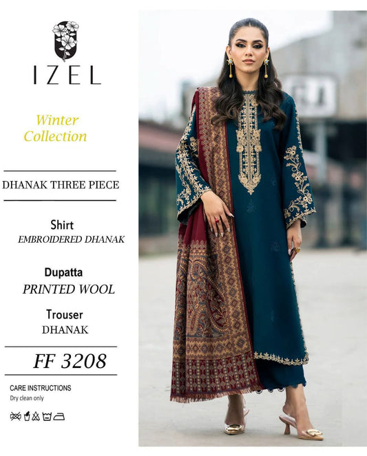 Izel Brand Luxury Embroidered Suit