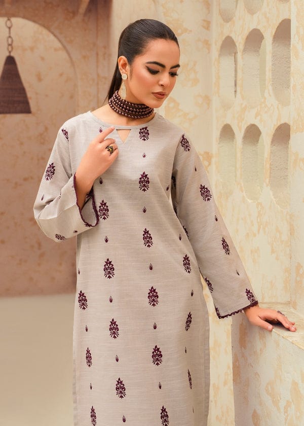 Zaroon Brand Luxury Embroidered Suit