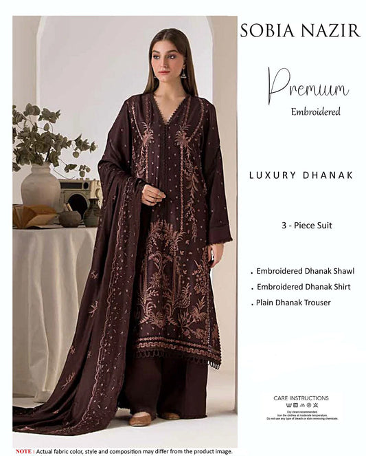 SOBIA NAZIR PREMIUM HEAVY EMBROIDERED DHANAK VOl