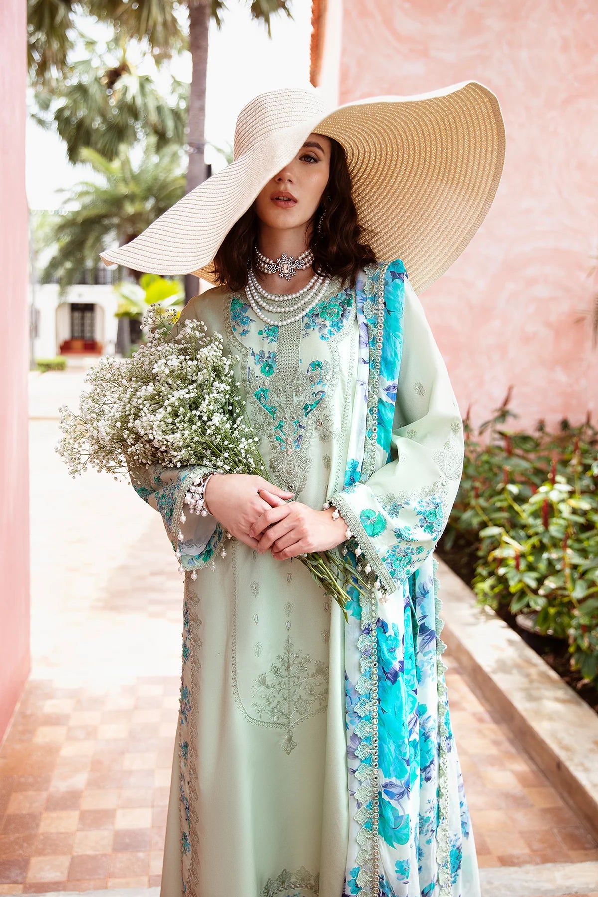 3-PC Charizma Unstitched Lawn Collection RM5-04 BY CHARIZMA
